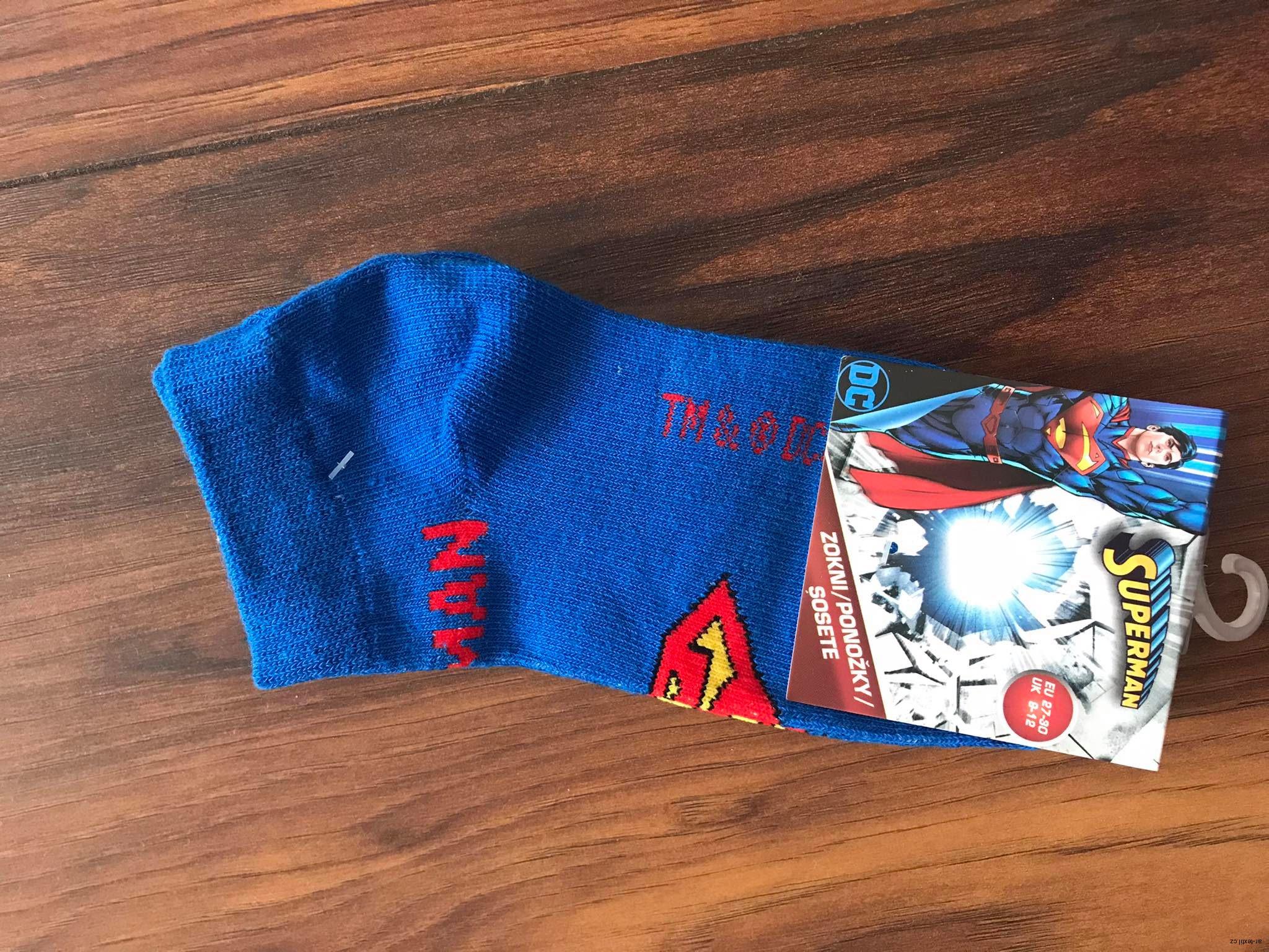 Ponožky kotníkové SUPERMAN vel. 27-30