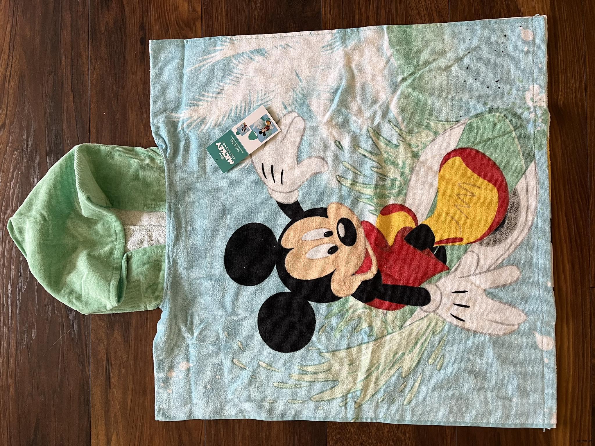 Pončo osuška s kapucí Mickey Mouse