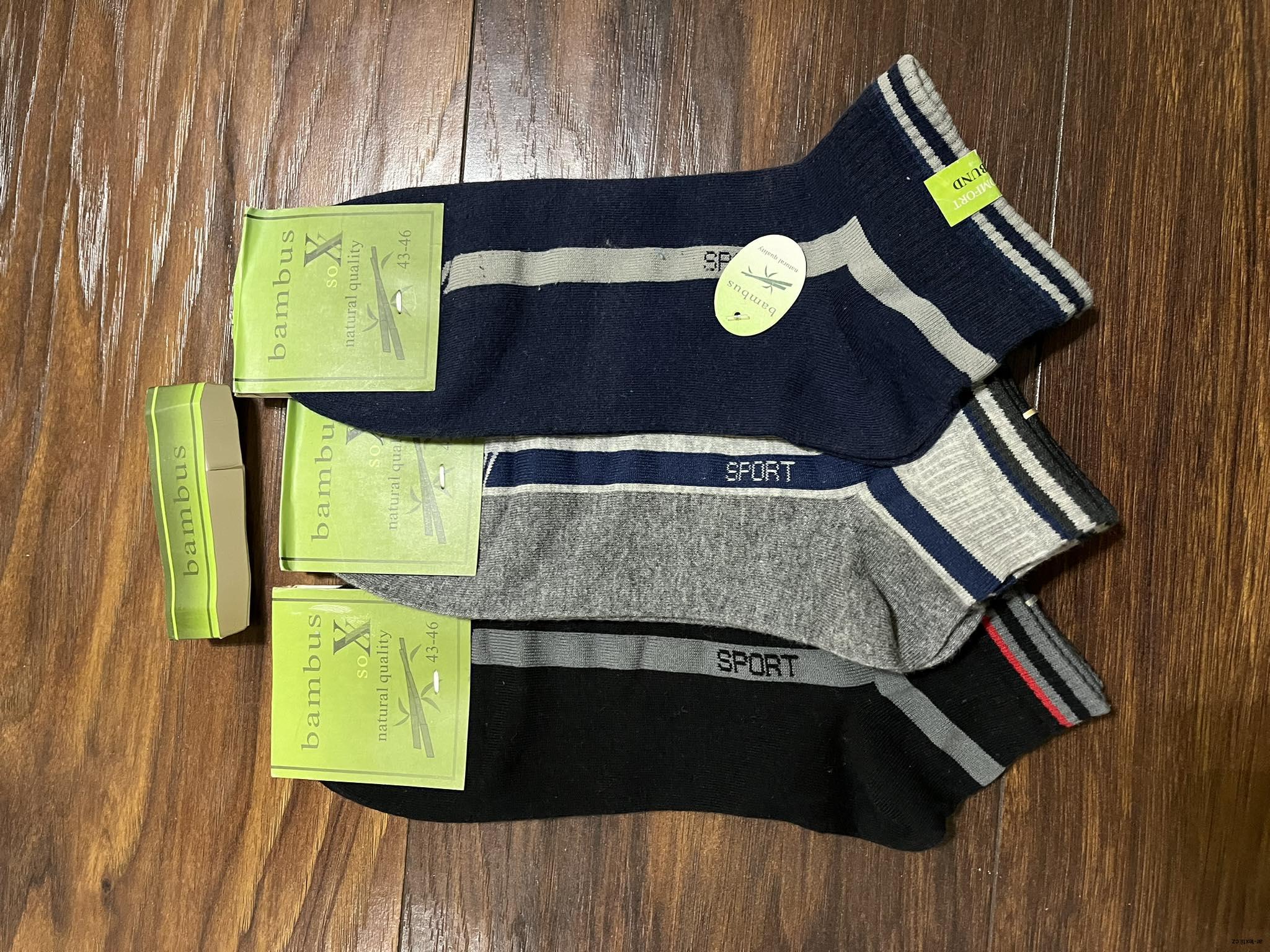 Ponožky  sada 3 páry vel. 39-42, 43-46