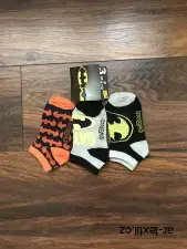 Ponožky kotníkové sada 3 páry Batman  vel. 27-30, 31-34