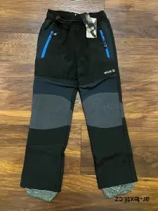 Dětské softshellové kalhoty WOLF s fleesovou podšívkou vel. 128