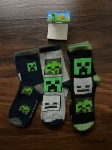  Ponožky MINECRAFT  vel. 27-30