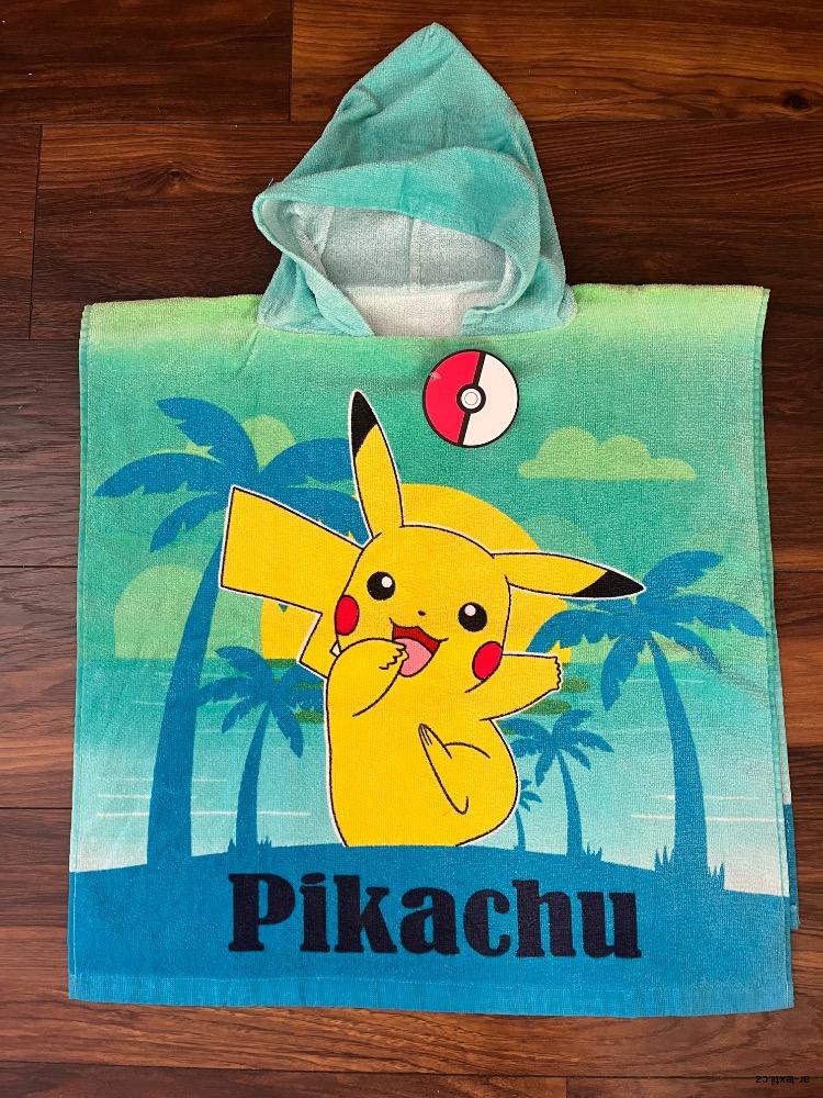 Pončo osuška s kapucí Pikachu 