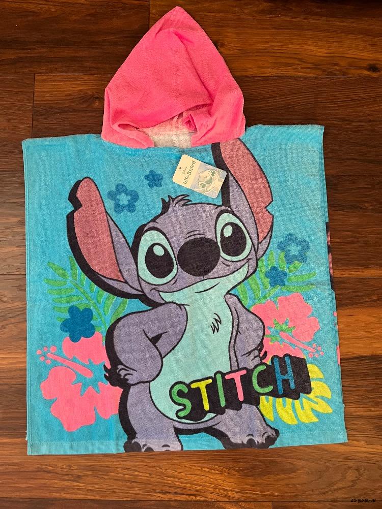 Pončo osuška s kapucí STITCH