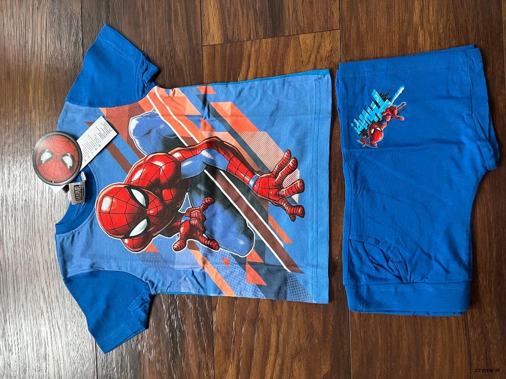  Komplet SPIDER-MAN  vel. 98, 104, 110, 122, 128