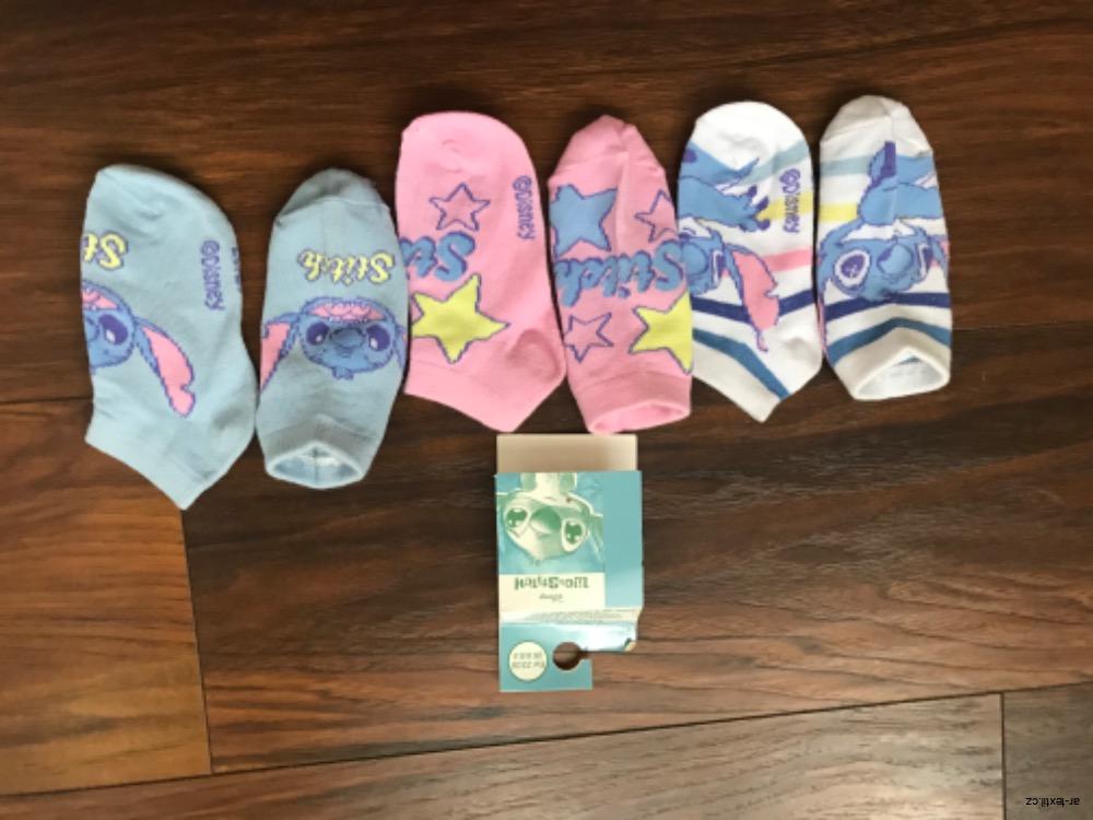 Ponožky kotníkové sada 3 páry STITCH  vel. 23-26, 27-30, 31-34
