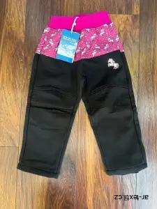 Dětské softshellové kalhoty SEZON s fleesovou podšívkou vel. 86
