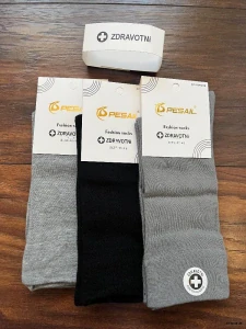 Ponožky zdravotní sada 3 pár vel. 40-43