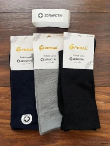 Ponožky zdravotní sada 3 pár vel. 44-47