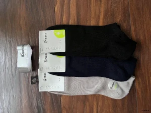 Ponožky kotníčkové sada 3 pár vel. 40-43