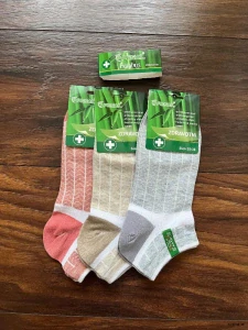 Ponožky zdravotní kotníčkové sada 3 pár vel. 35-38