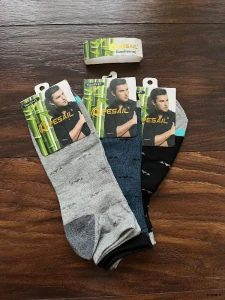 Ponožky kotníčkové sada 3 pár vel. 40-44, 43-47