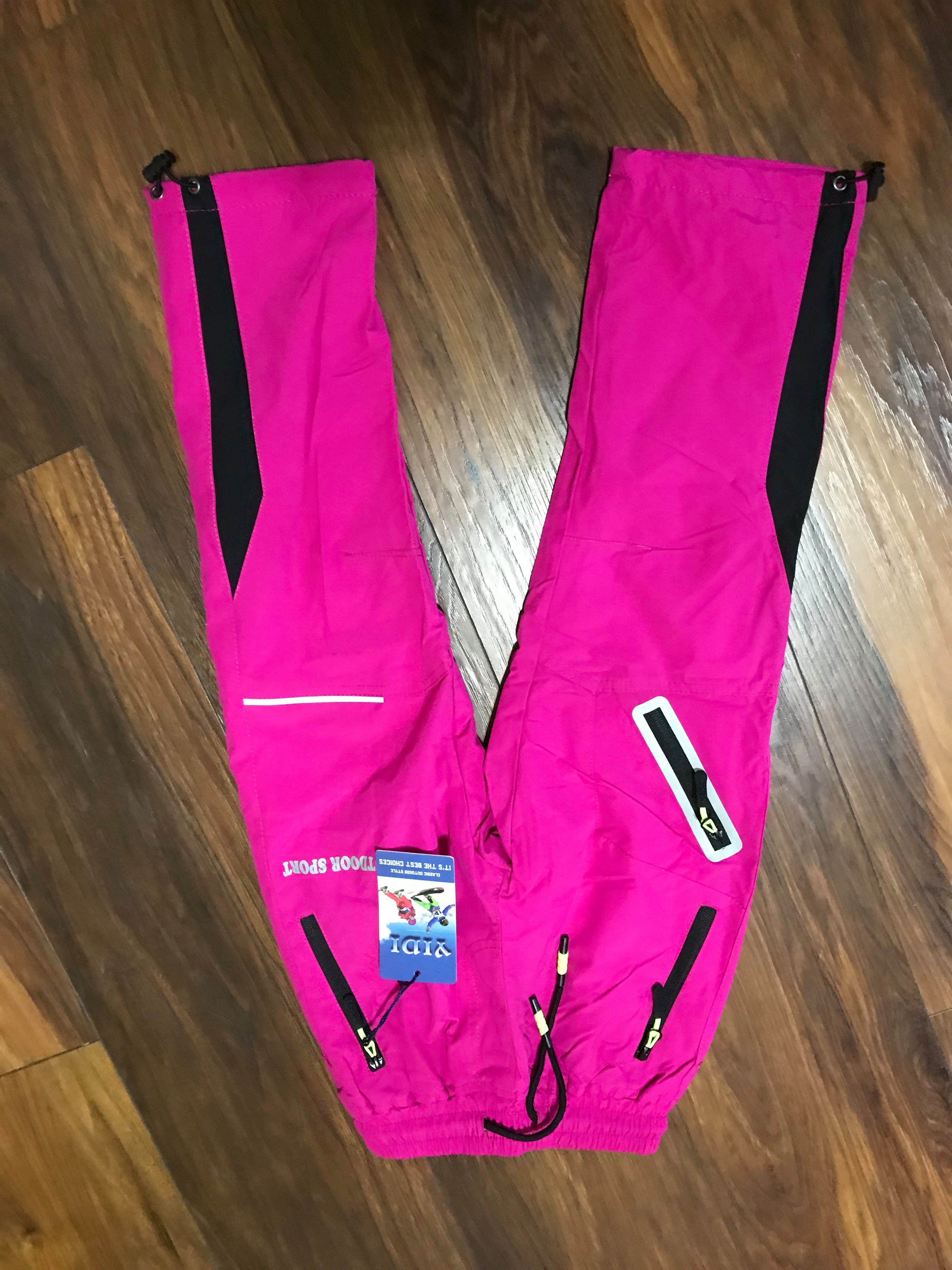 Dětské šusťákové kalhoty YIDI s fleesovou podšívkou vel. 164