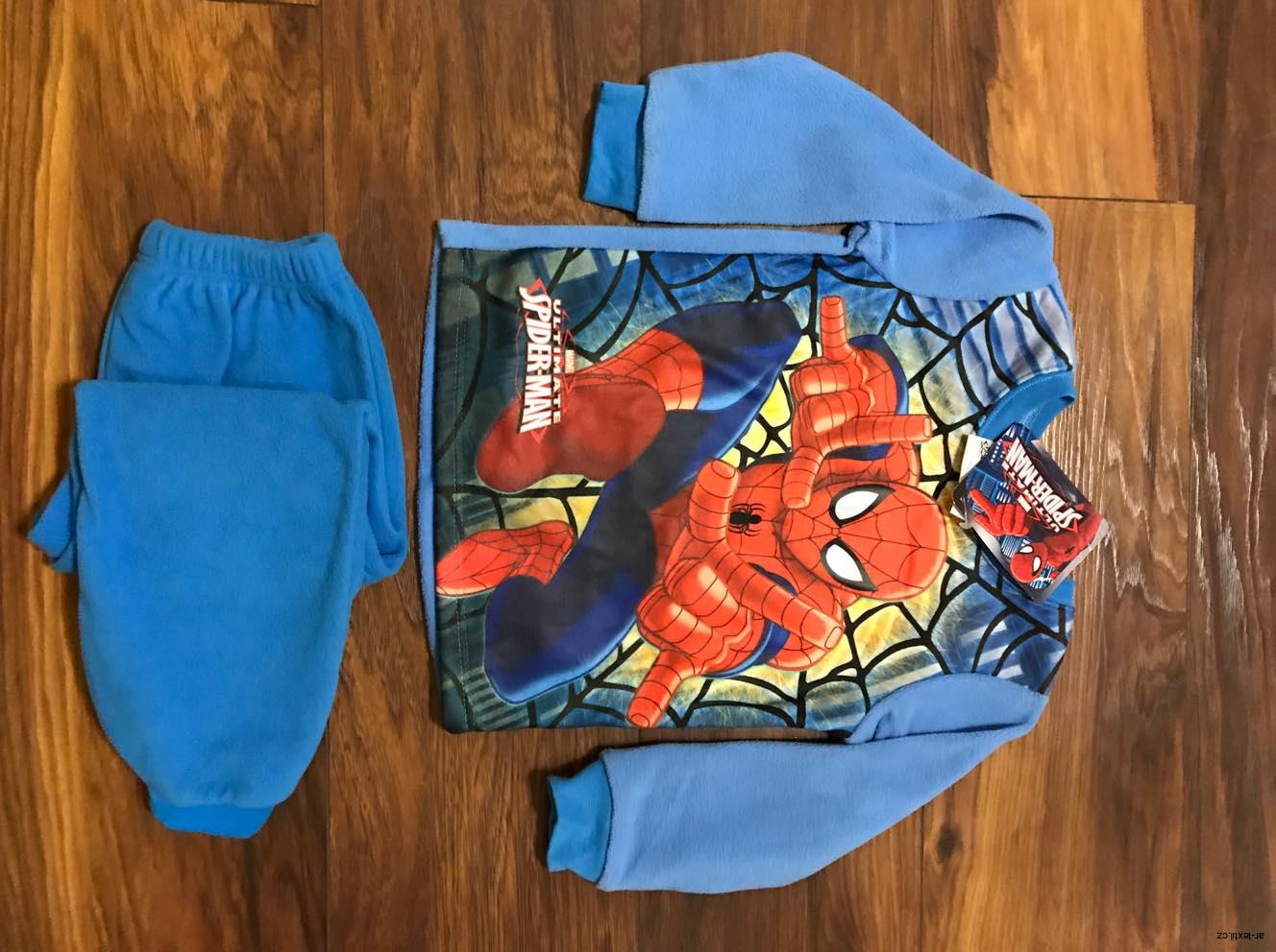 Pyžamo teplé SPIDER-MAN  vel. 98