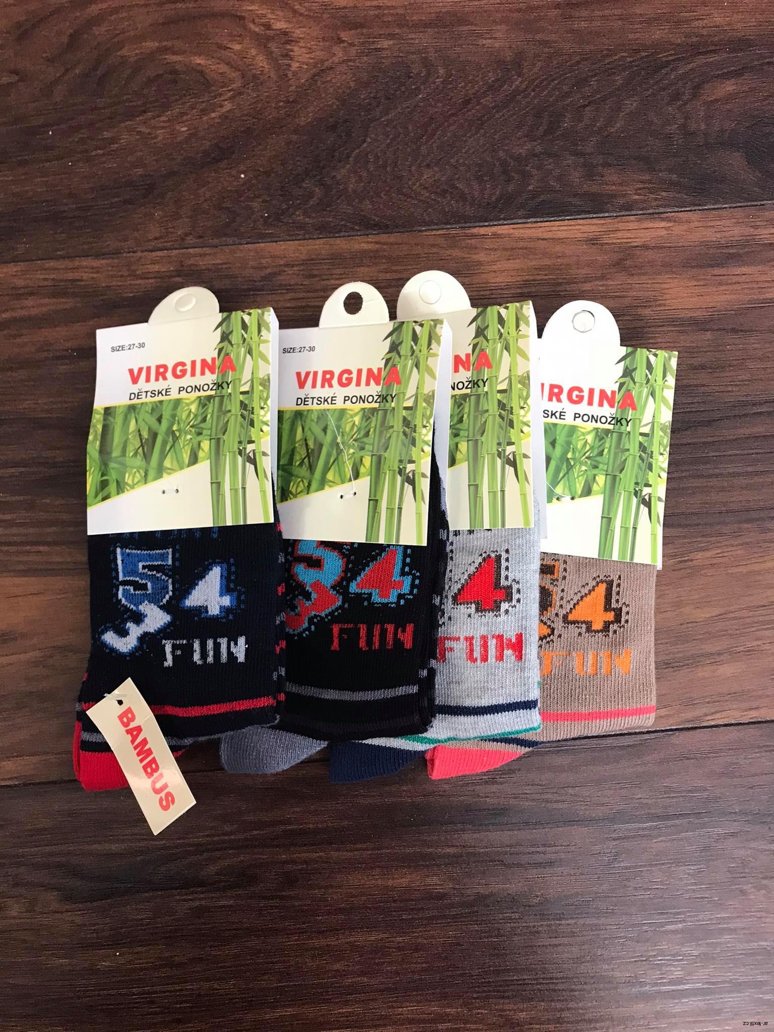  Ponožky VIRGINA BAMBUS vel. 27-30