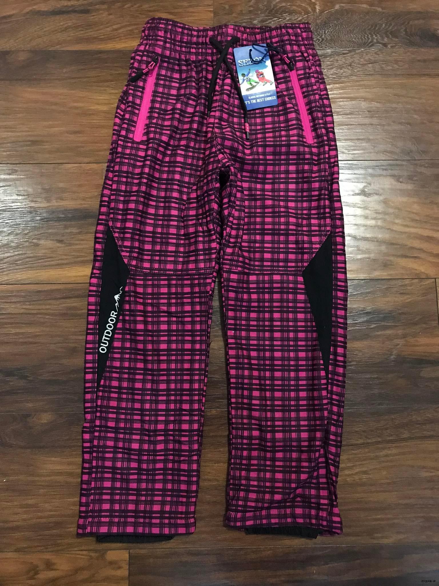 Dětské zateplené kalhoty SEZON vel. 140, 152