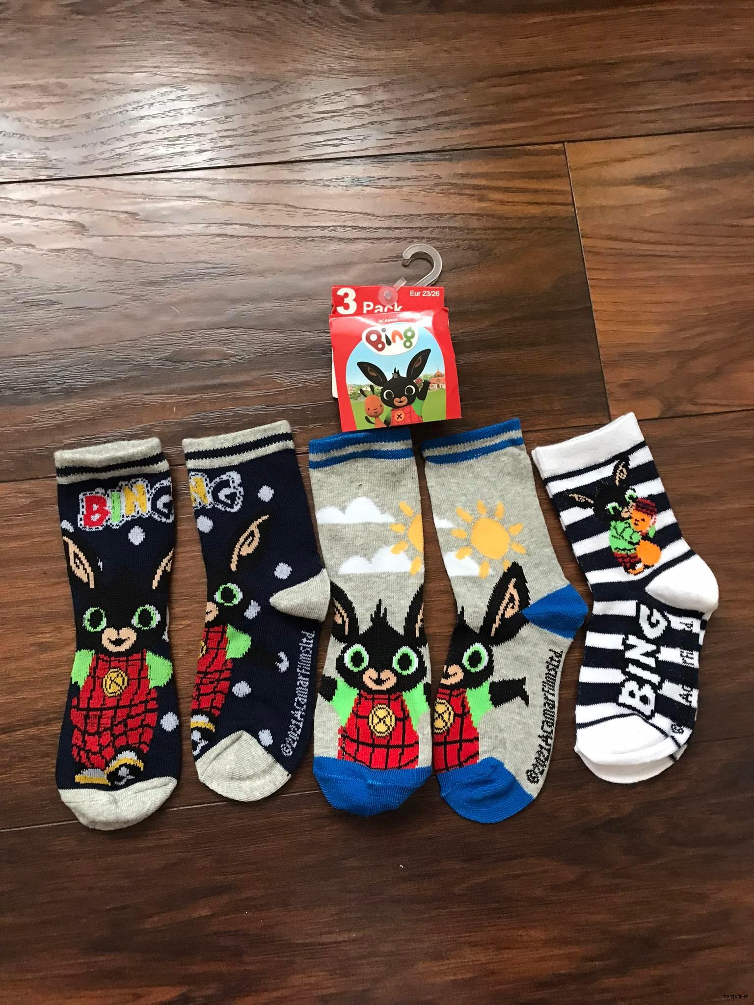  Ponožky BING  vel. 23-26, 27-30