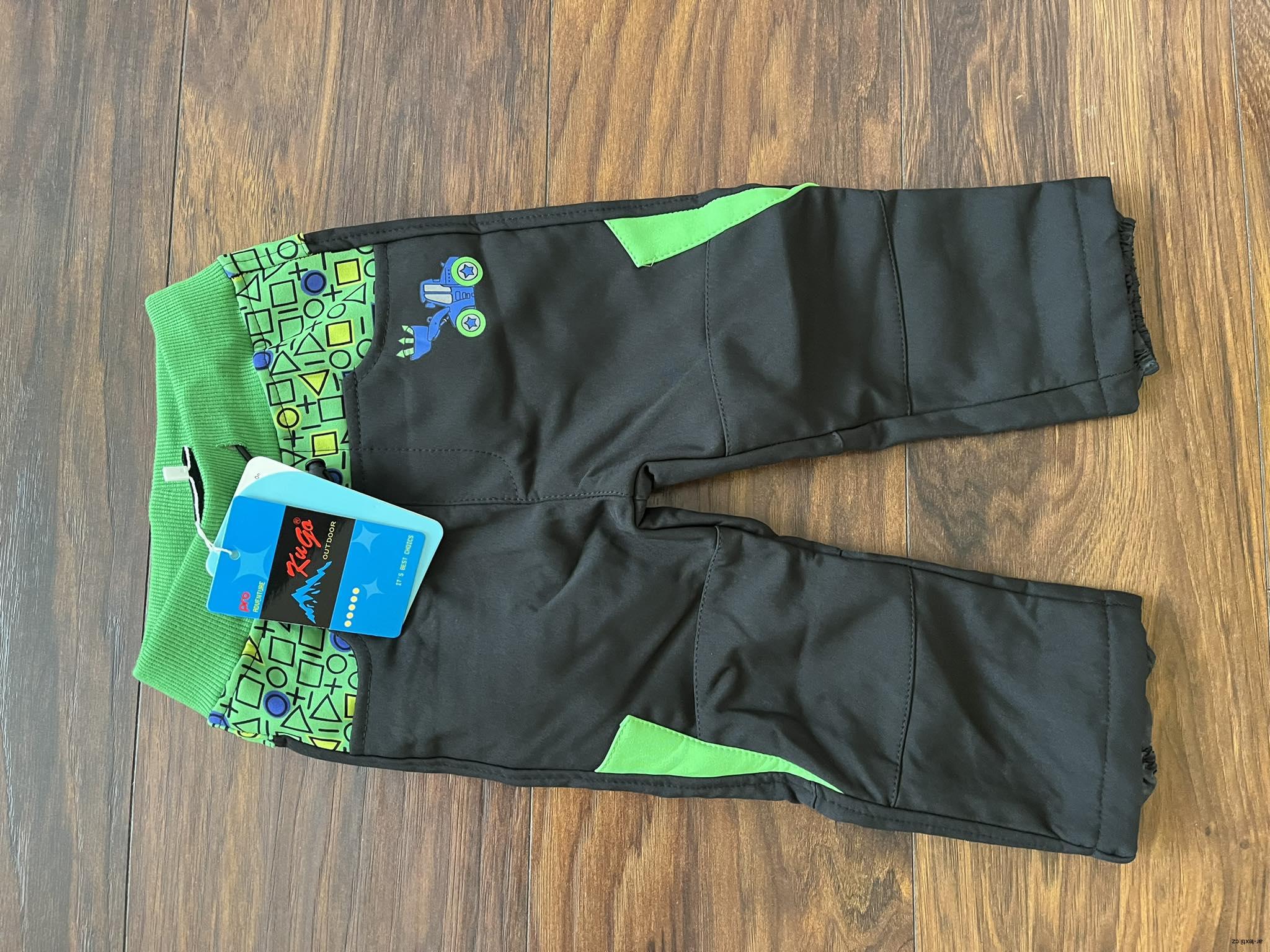 Dětské softshellové kalhoty KUGO s fleesovou podšívkou vel. 110