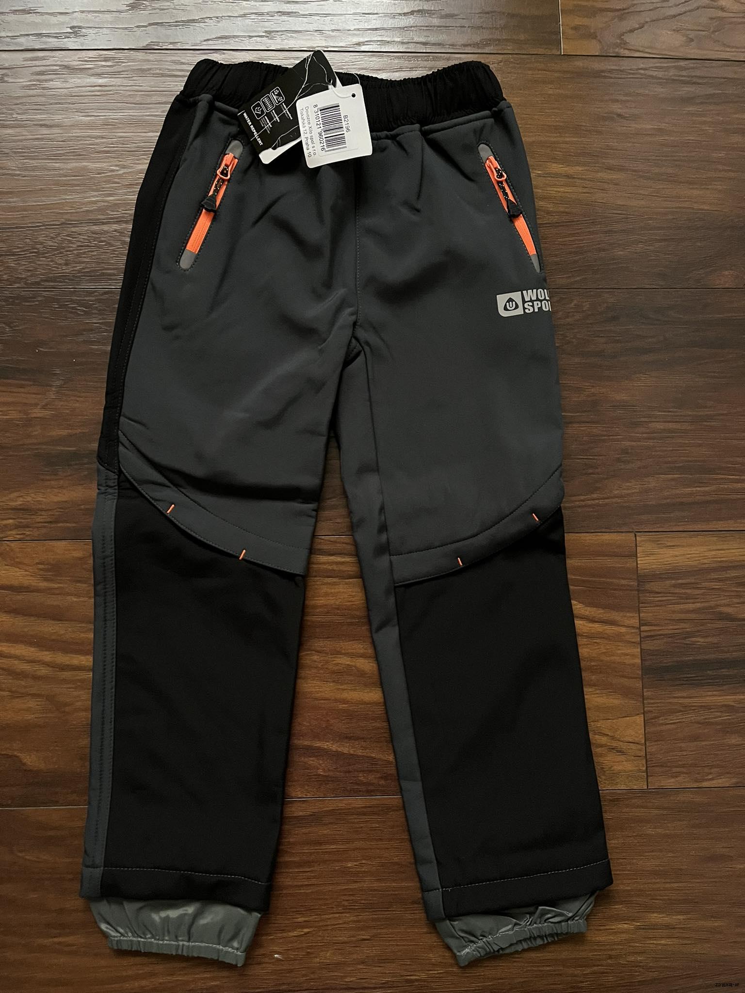 Dětské softshellové kalhoty WOLF s fleesovou podšívkou vel. 104